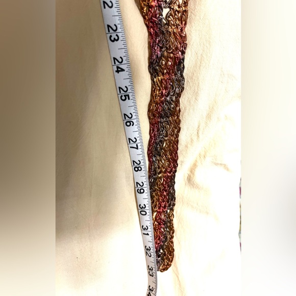 Vintage metal knit lace belt.